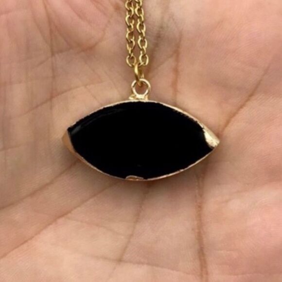 NEW Gold Plated Chain with Turkish Evil Eye Pendant 🧿 - Picture 4 of 8